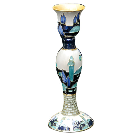 Jeweled Candlestick -Single- Available in 3 Colors