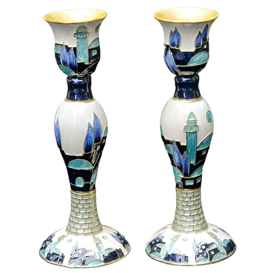 Jeweled Candlestick Pair - Available in 3 Designs