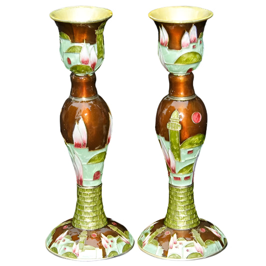 Jeweled Candlestick Pair - Available in 3 Designs