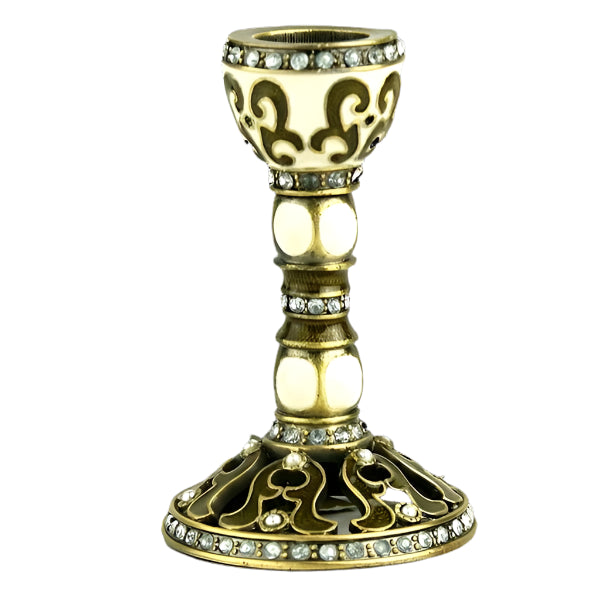 Jeweled Candlestick -Single- Available in 3 Colors