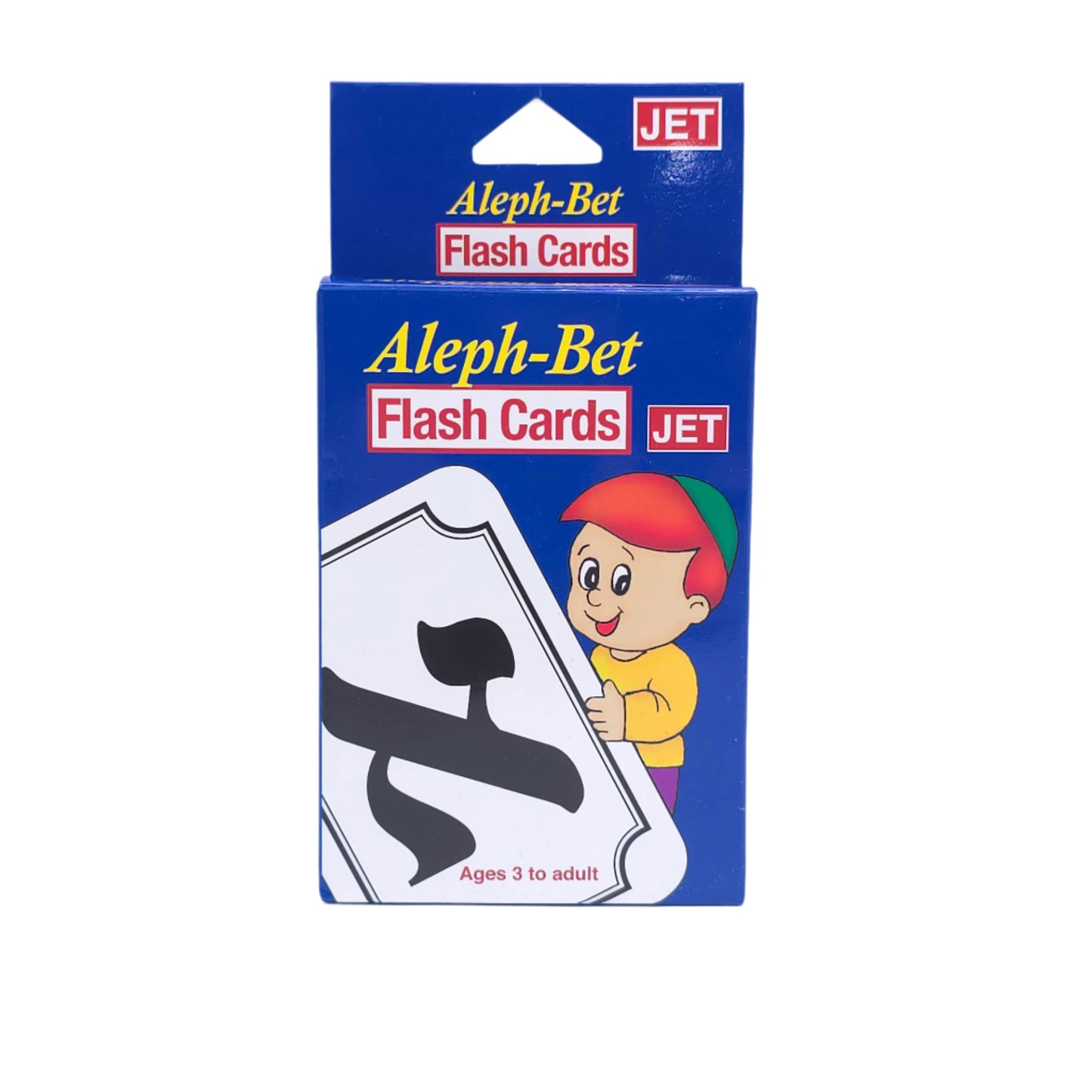 Alef Bet Flash Cards – 43 Cards, Hebrew Letters & Vowels, Sturdy & Easy to Hold - Jewish Depot