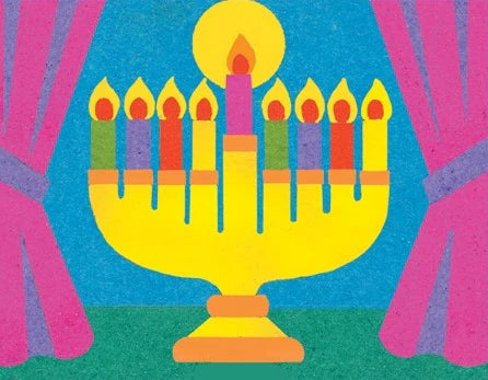 Menorah Sand Art - Packs of 12 (Sand Not Included)