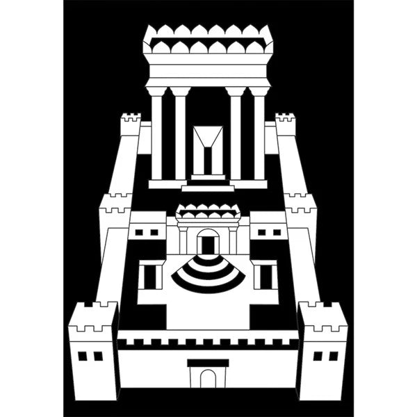 Beis Hamikdash Velvet Art – 12-Pack, Creative Coloring Fun - Jewish Depot