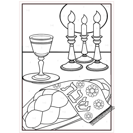 Shabbat Canvas Art Board - Jewish Depot