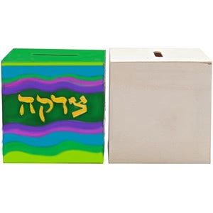 24-Pack Blank Unfinished Wooden Pushkahs – Cube-Shaped Boxes for DIY Decoration