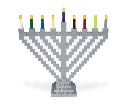 Build a Brick Menorah - Jewish Depot