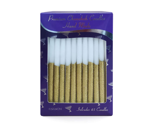 Glitter Candles - Jewish Depot