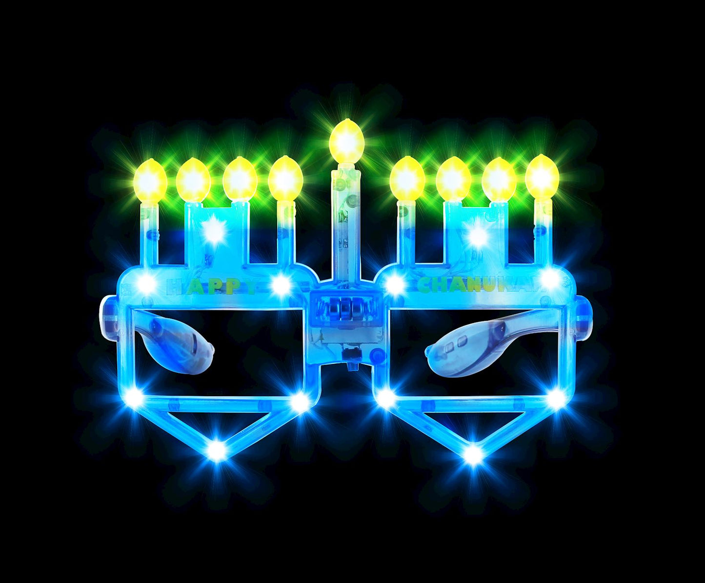 Chanukah LED Glasses - Jewish Depot