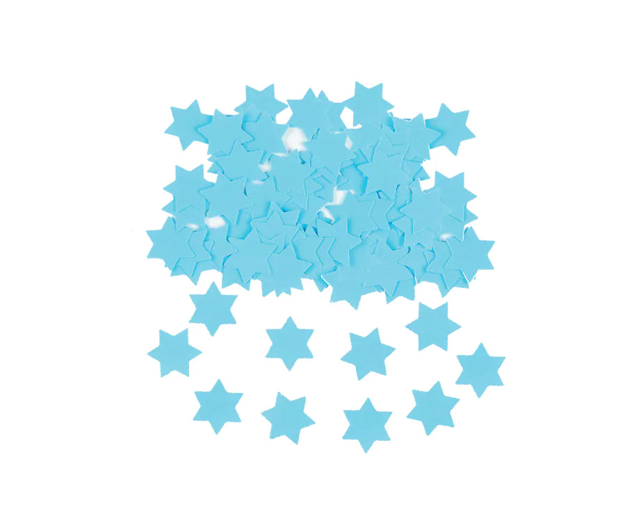 Star of David Foil Confetti – Gold, Silver, Blue & Colorful