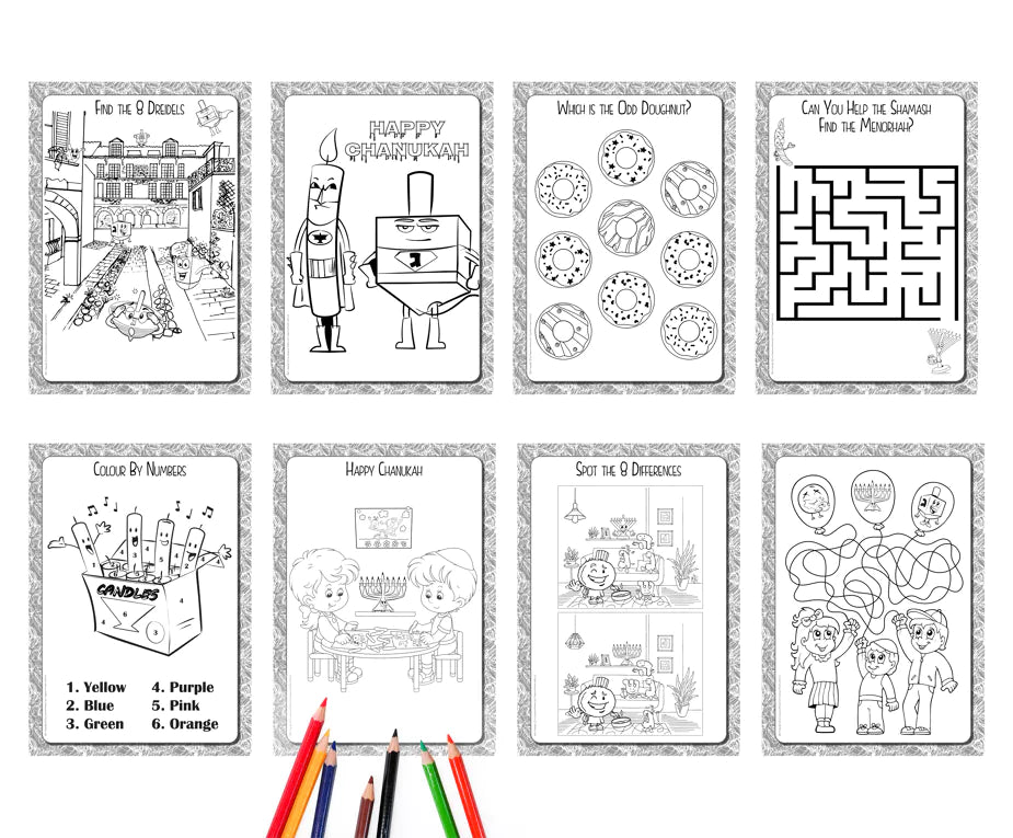 Chanukah Activity Set - Jewish Depot