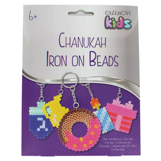 Chanukah Iron on Beads - Jewish Depot