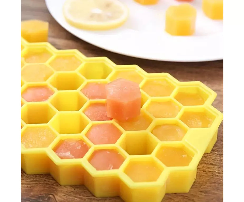 Honeycomb Shape Silicone Ice Cube Tray - Perfect for Rosh Hashanah