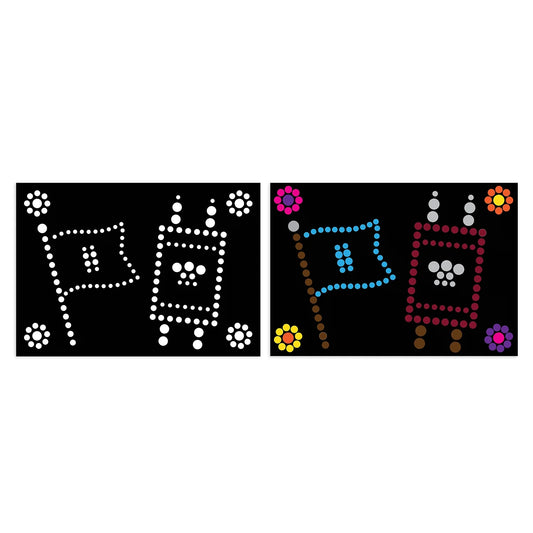 Torah Dotty Sticker Art – Pack of 10 (Individually Wrapped)