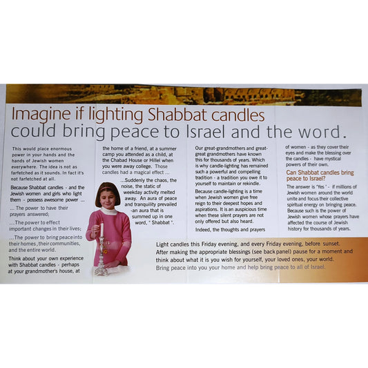 Neshek Mini Brochures – Candle Lighting Guide