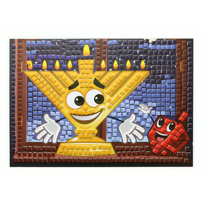 Chanukah Mosaic Art Set - Jewish Depot