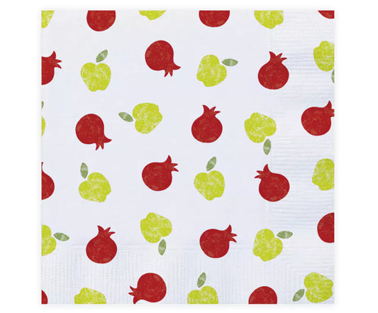 Rosh Hashanah Themed 3-Ply Napkins - Pack of 20, Available in 4 Designs