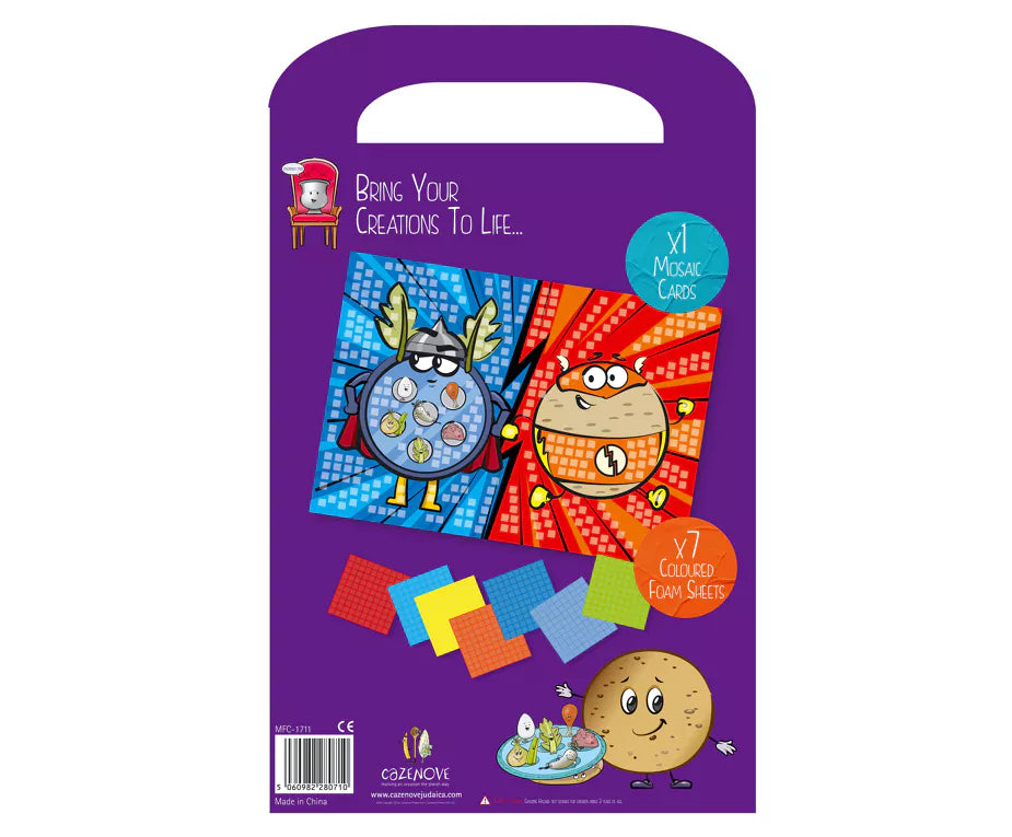 Passover Mosaic Foam Art Kit – 3D Craft for Kids - Jewish Depot