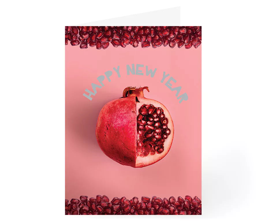 Premium Foiled New Year Card with 3D Attachment – Large Greeting Card, 6 Unique Designs