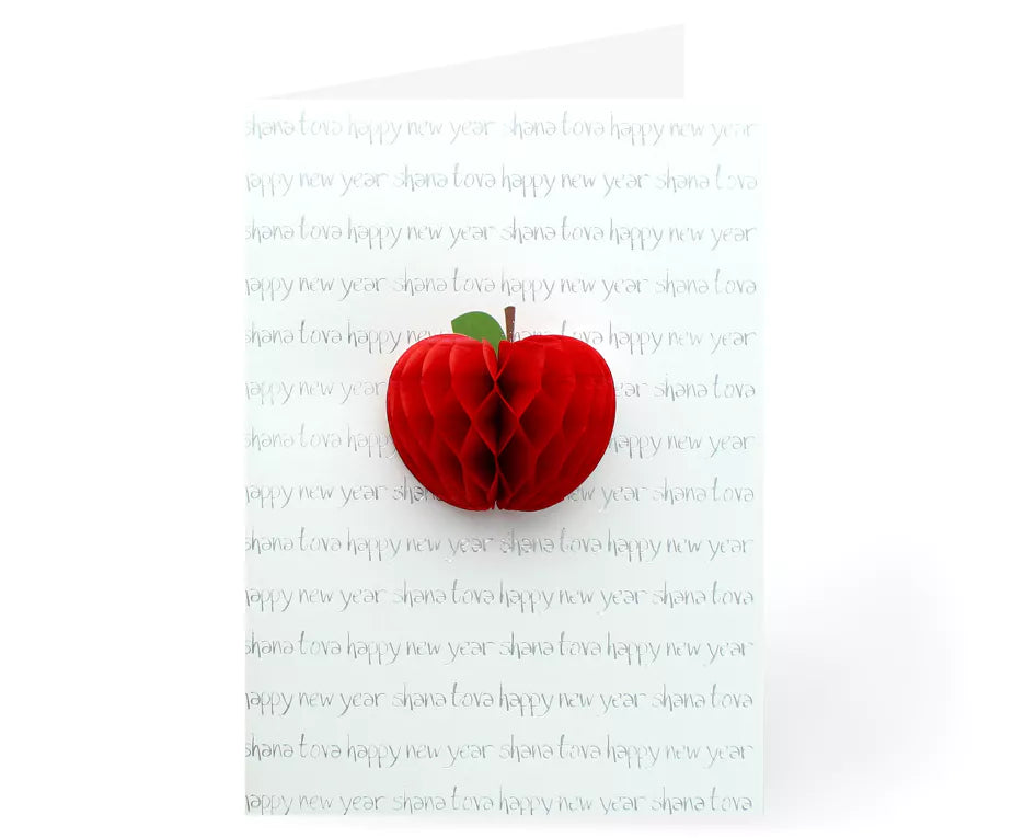 Premium Foiled New Year Card with 3D Attachment – Large Greeting Card, 6 Unique Designs