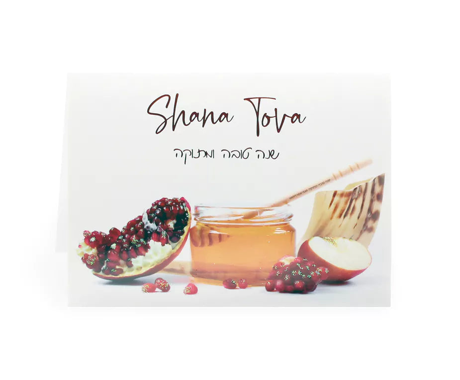 Premium Foiled New Year Card with 3D Attachment – Large Greeting Card, 6 Unique Designs