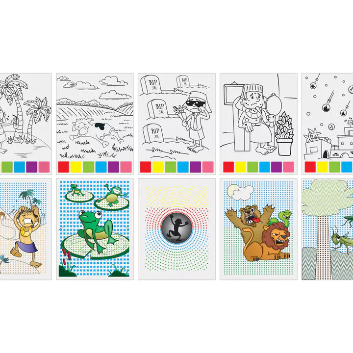 Ten Plagues Magic Paint Sheets - Jewish Depot