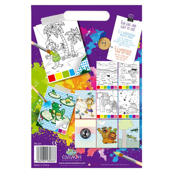 Ten Plagues Magic Paint Sheets - Jewish Depot