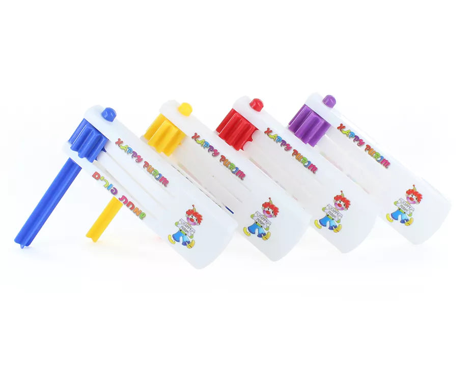 Box of 40 Plastic Gregors – 4 Colors (Blue, Red, Yellow, Lilac)