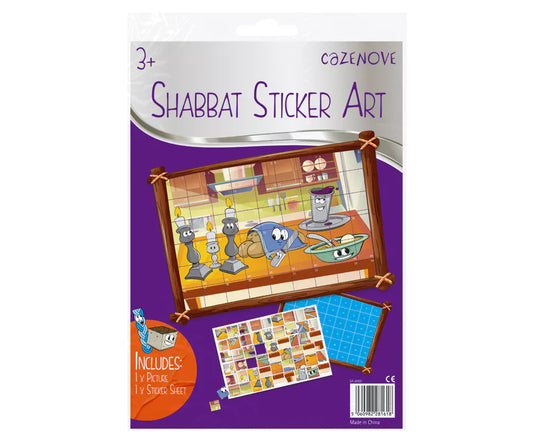 Shabbos Sticker Art – Creative Craft for Kids