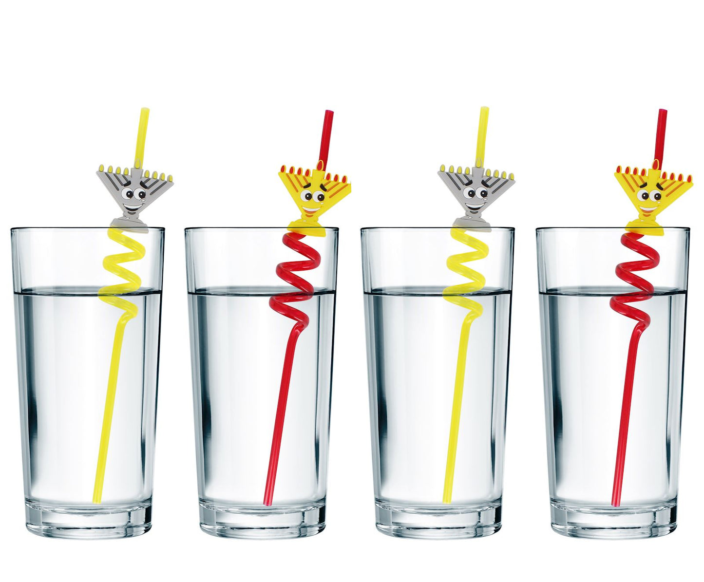 Menorah Straws (4 Pack) - Jewish Depot