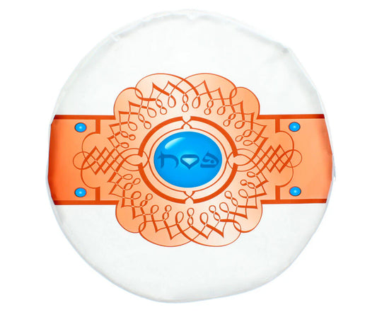 Elegant Matzah Cover - Vinyl Zip-Up Bag with Hebrew Text "Passover"