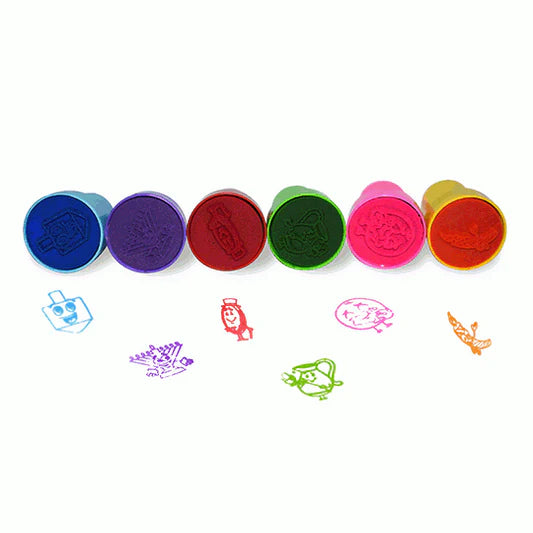 Chanukah Themed Ink Stamps - Jewish Depot