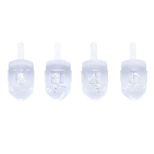 Crystal Clear Dreidels | Classic Hanukkah Game Spinners