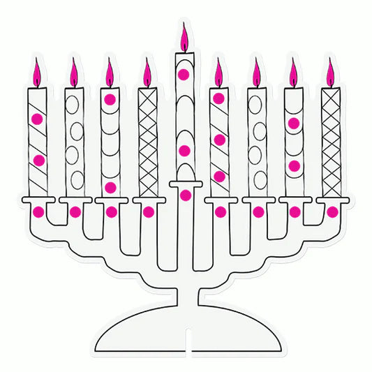 Create your Own Cardboard Menorah Craft - Jewish Depot