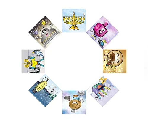 Chanukah Mini Toy Camera – 25PK or 5PK for Kids' Holiday Fun