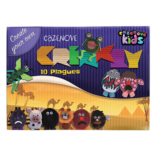 Corrugated Paper 10 Plagues Craft Kit - Jewish Depot