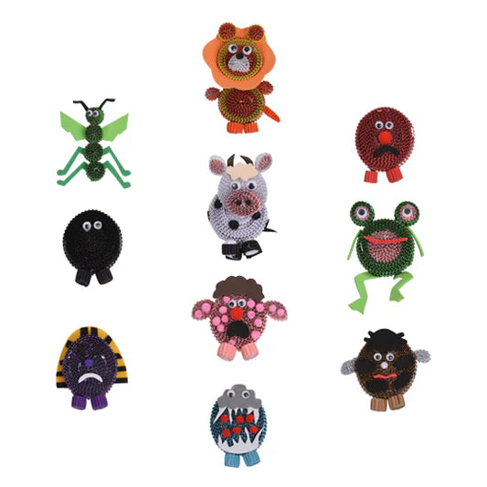 Corrugated Paper 10 Plagues Craft Kit - Jewish Depot