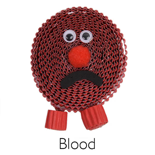 Corrugated Paper 10 Plagues Craft Kit - Jewish Depot