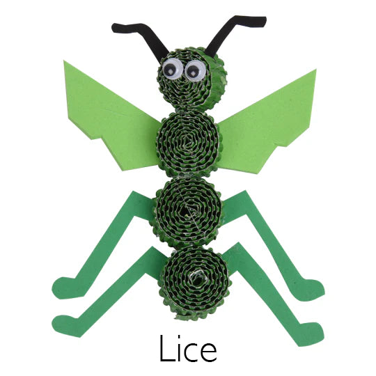 Corrugated Paper 10 Plagues Craft Kit - Jewish Depot