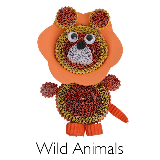 Corrugated Paper 10 Plagues Craft Kit - Jewish Depot