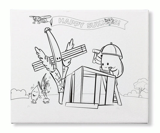 Sukkot Canvas Painting Kit for Kids