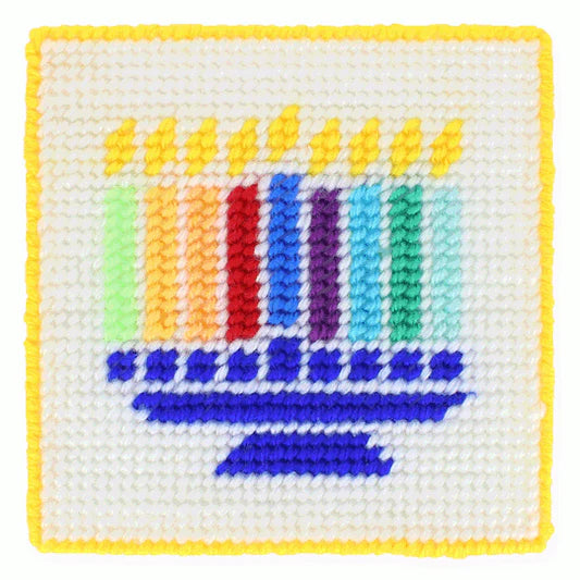 Chanukah Cross Stitch - Jewish Depot