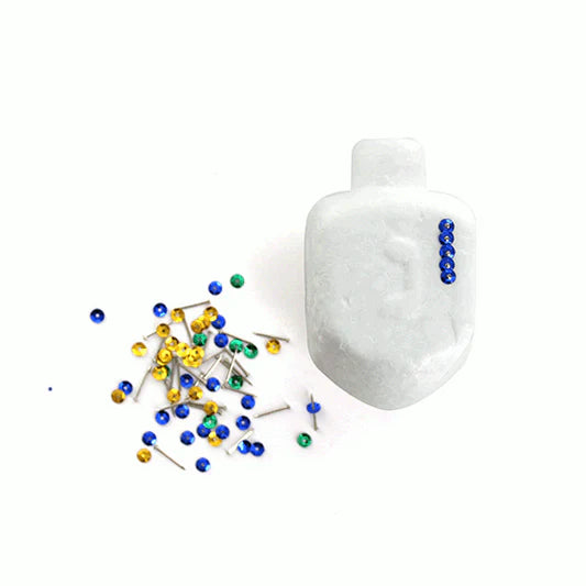 Sequin Dreidel Craft - Jewish Depot