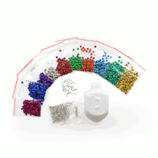 Sequin Dreidel Craft - Jewish Depot