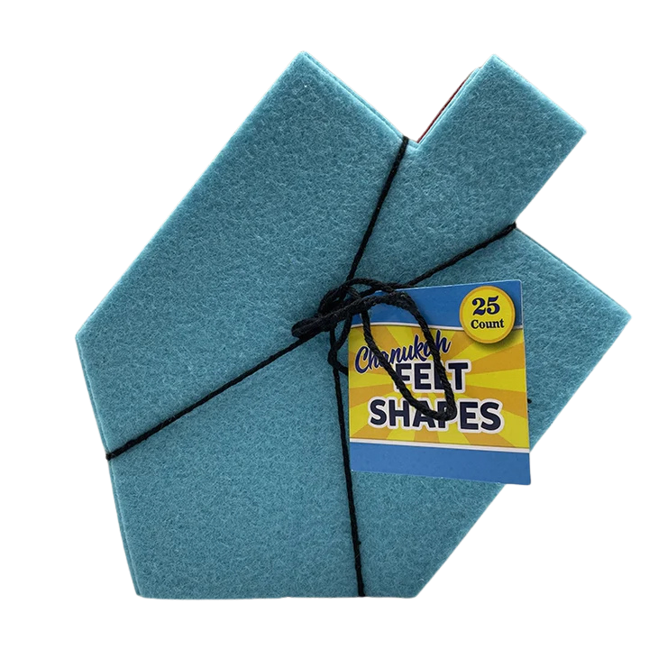 Felt Dreidel Shaped 25 Pack - Jewish Depot