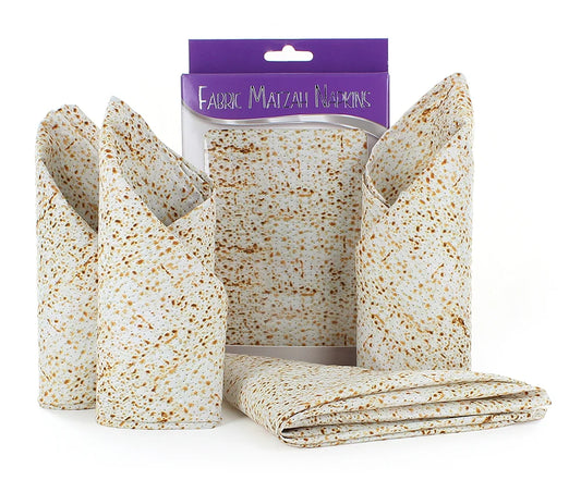 Fabric Matzah Napkins – Elegant Table Decor for Passover - Jewish Depot