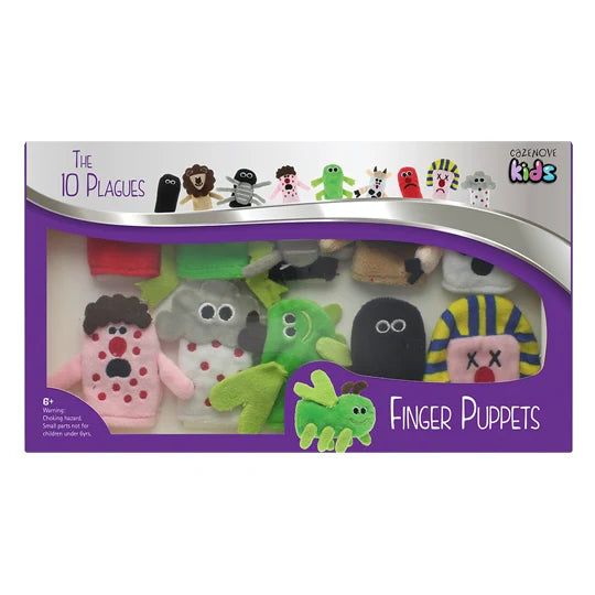 10 Plagues Finger Puppets - Jewish Depot