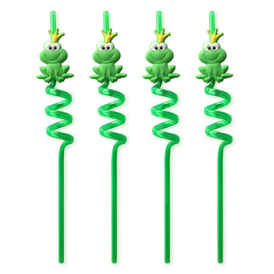 Passover Themed Wiggly Straws – Fun Drink Accessory for Seder Celebration (Pack of 4) - Jewish Depot