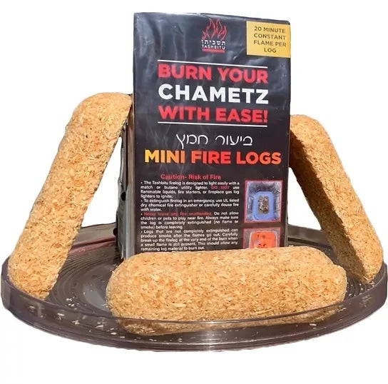 Mini Fire Logs for Burning Chametz – Quick & Easy