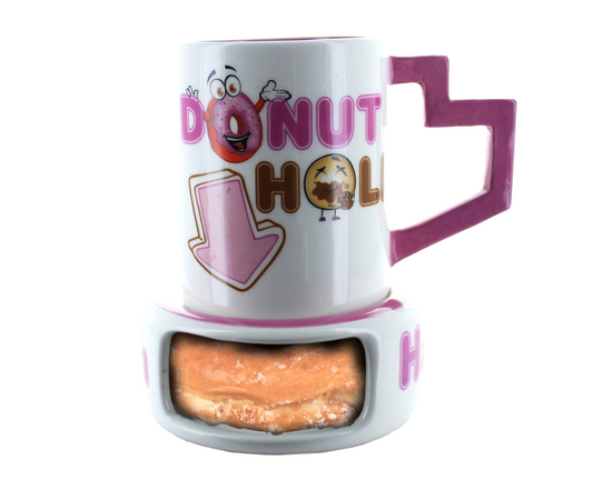 Chanukah Ceramic Mug with Dreidel Handle – Perfect for Holiday Treats