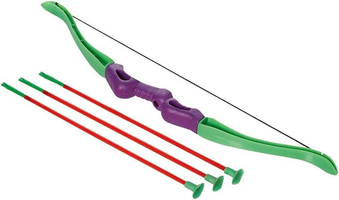 Bow and Arrow Set - Includes Bow & 3 Suction Cup Arrows - Jewish Depot